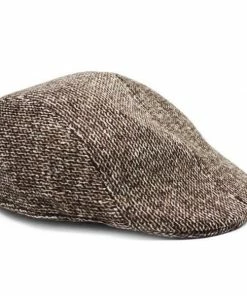 JD Party Mens Vintage Flat Cap - Light Brown Accessoriesc