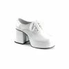 White Disco Platform Shoes -Hire Accessoriesc
