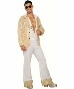 Forum Novelties Mens Disco White Pants