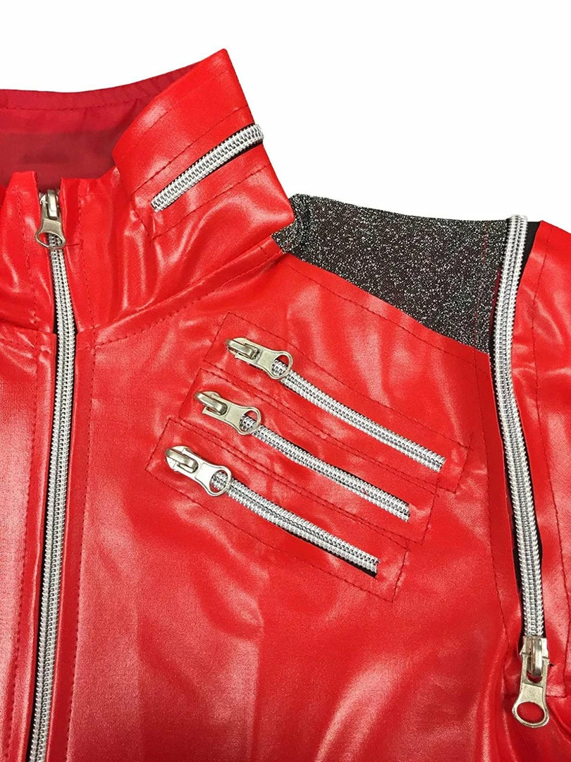 Rubie's Deerfield Michael Jackson Deluxe Beat It Red Jacket - Child Boys Costumes 4 Rubie's Deerfield Michael Jackson Deluxe Beat It Red Jacket - Child Boys Costumes