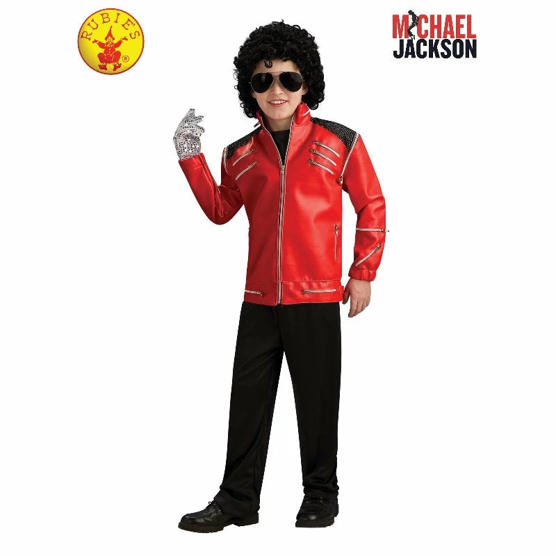 Rubie's Deerfield Michael Jackson Deluxe Beat It Red Jacket - Child Boys Costumes 3 Rubie's Deerfield Michael Jackson Deluxe Beat It Red Jacket - Child Boys Costumes