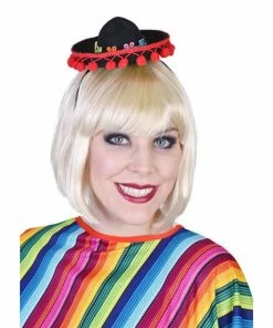 Tomfoolery Mini Mexican Hat With Flower Band