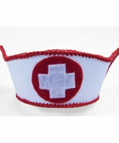 Forum Novelties Mini Nurse Hat With Hair Clips