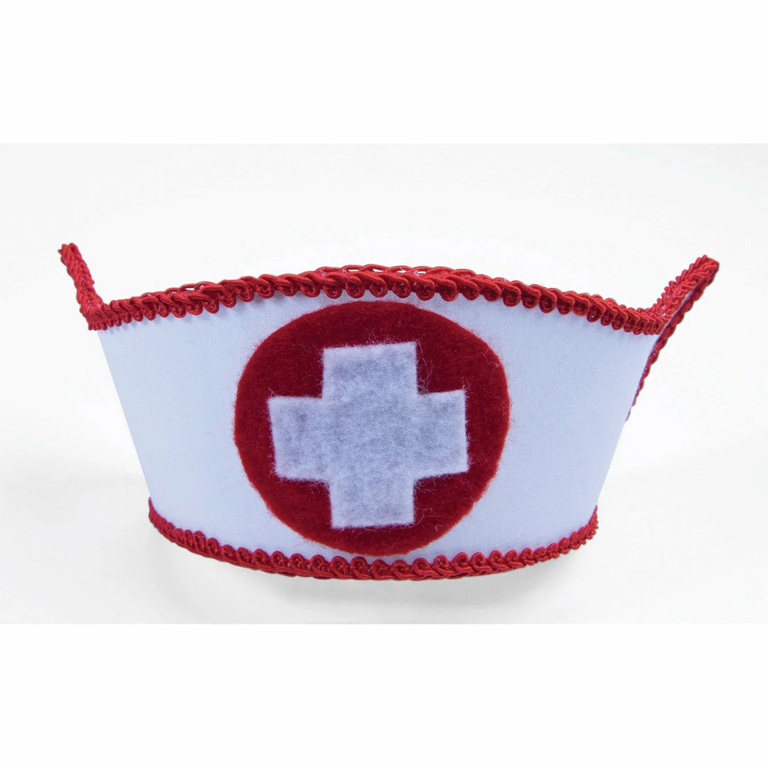 Forum Novelties Mini Nurse Hat With Hair Clips 3 Forum Novelties Mini Nurse Hat With Hair Clips