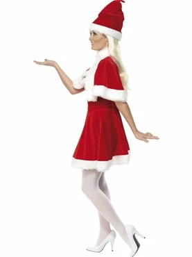 Smiffys Ladiesc Miss Santa Costume With Cape 4 Smiffys Ladiesc Miss Santa Costume With Cape