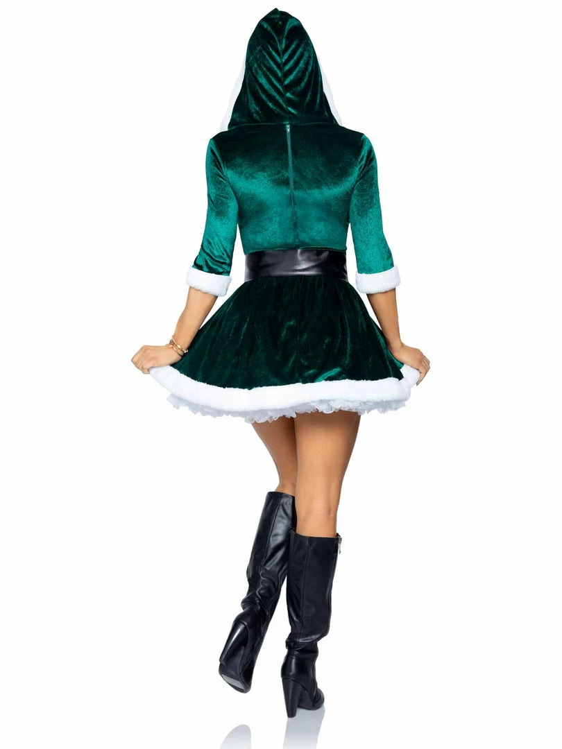 Tomfoolery Mrs Claus Ladies Green Christmas Costume - Leg Avenue 8 Tomfoolery Mrs Claus Ladies Green Christmas Costume - Leg Avenue