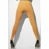 Smiffys Neon Orange Opaque Footless Tights