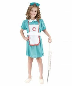 Swedia's Nurse Costume In Green-Child Girls Costumes