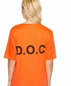 Disguise Costumes Orange Prisoner Ladies Costume Occupations & Uniforms