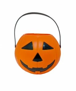Trademart Props Orange Round Pumpkin Loot Bucket