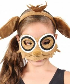 Swedia's Owl Headband & Mask Set Animals Accessories
