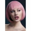 Smiffys Pastel Pink Bob Wig - Mia 2 Smiffys Pastel Pink Bob Wig - Mia