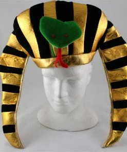Trademart Egyptian Pharaoh Hat With Snake Hats & Headwear