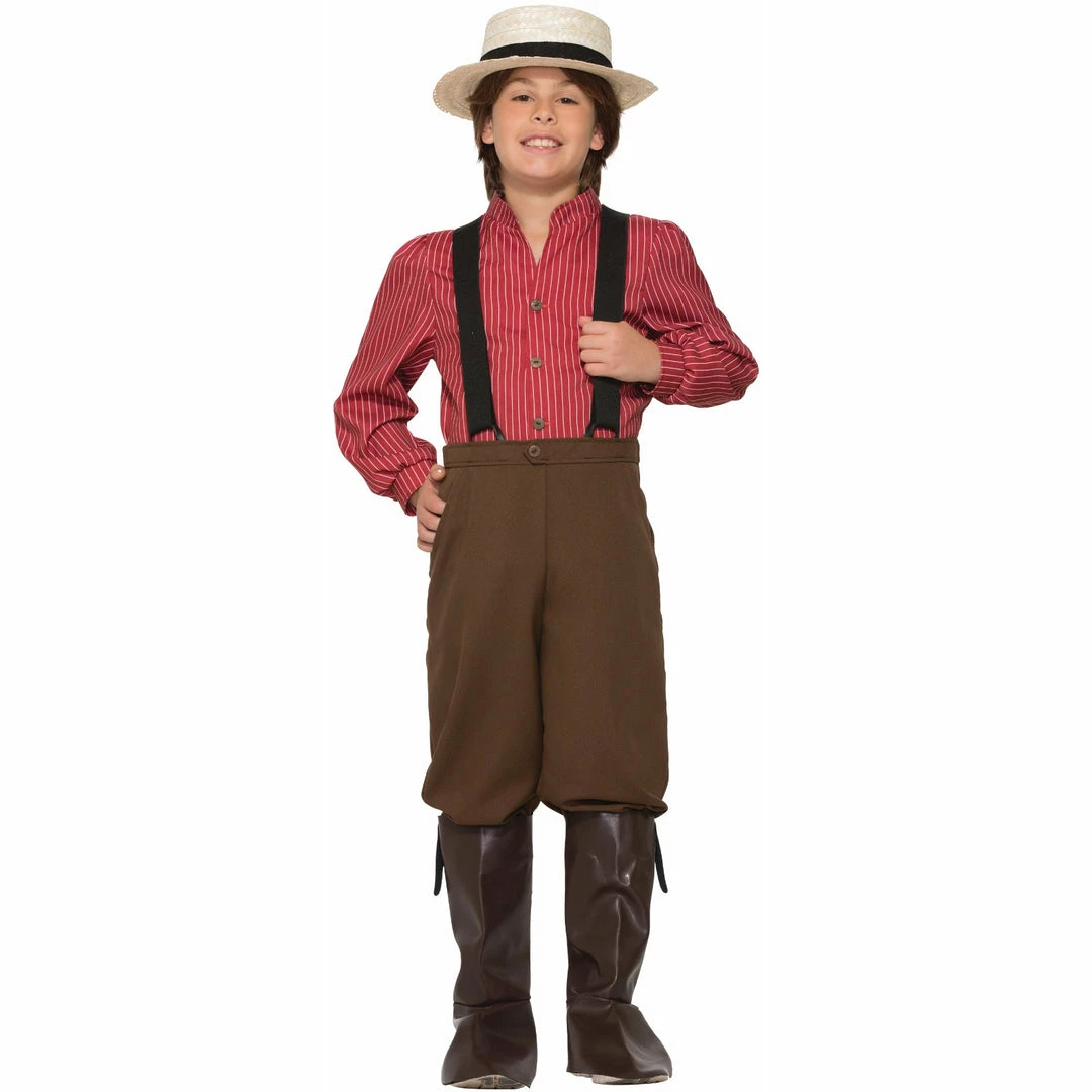 Forum Novelties Boys Costumes Pioneer/Colonial Boy Costume 3 Forum Novelties Boys Costumes Pioneer/Colonial Boy Costume