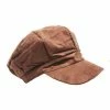 JD Party Hats & Headwear Poor Boy Vintage Flat Cap - Dark Brown