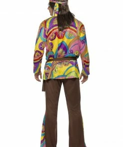 Smiffys Psychedelic Hippie Man Costume