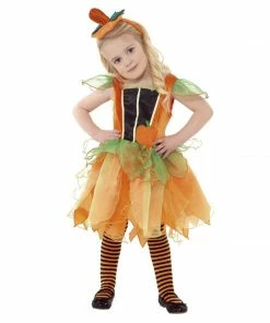 Smiffys Girls Costumes Pumpkin Fairy Costume - Child