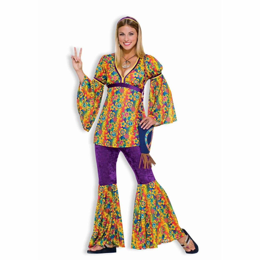 Forum Novelties Purple Haze Hippie Ladies Costume Ladiesc 3 Forum Novelties Purple Haze Hippie Ladies Costume Ladiesc