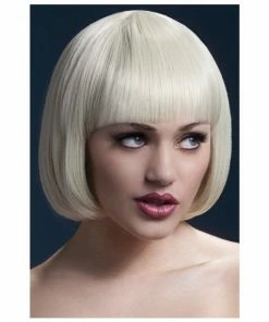 Smiffys Wigsc Short Blonde Bob With Fringe - Mia