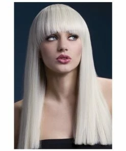Smiffys Long Straight Blonde Wig - Alexia Wigsc