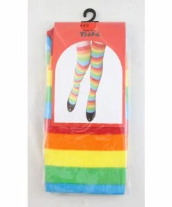 Trademart Rainbow Thigh High Stockings Accessoriesc