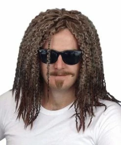 Carnival Products Wig-Rasta Deluxe-Light Brown