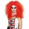 Smiffys Red Crimped Clown Wig