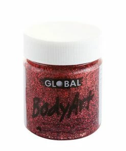 Interalia Group Accessoriesc Red Glitter Face And Body Paint