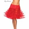 Tomfoolery 1950's Mid-Length Red Petticoat - Leg Avenue