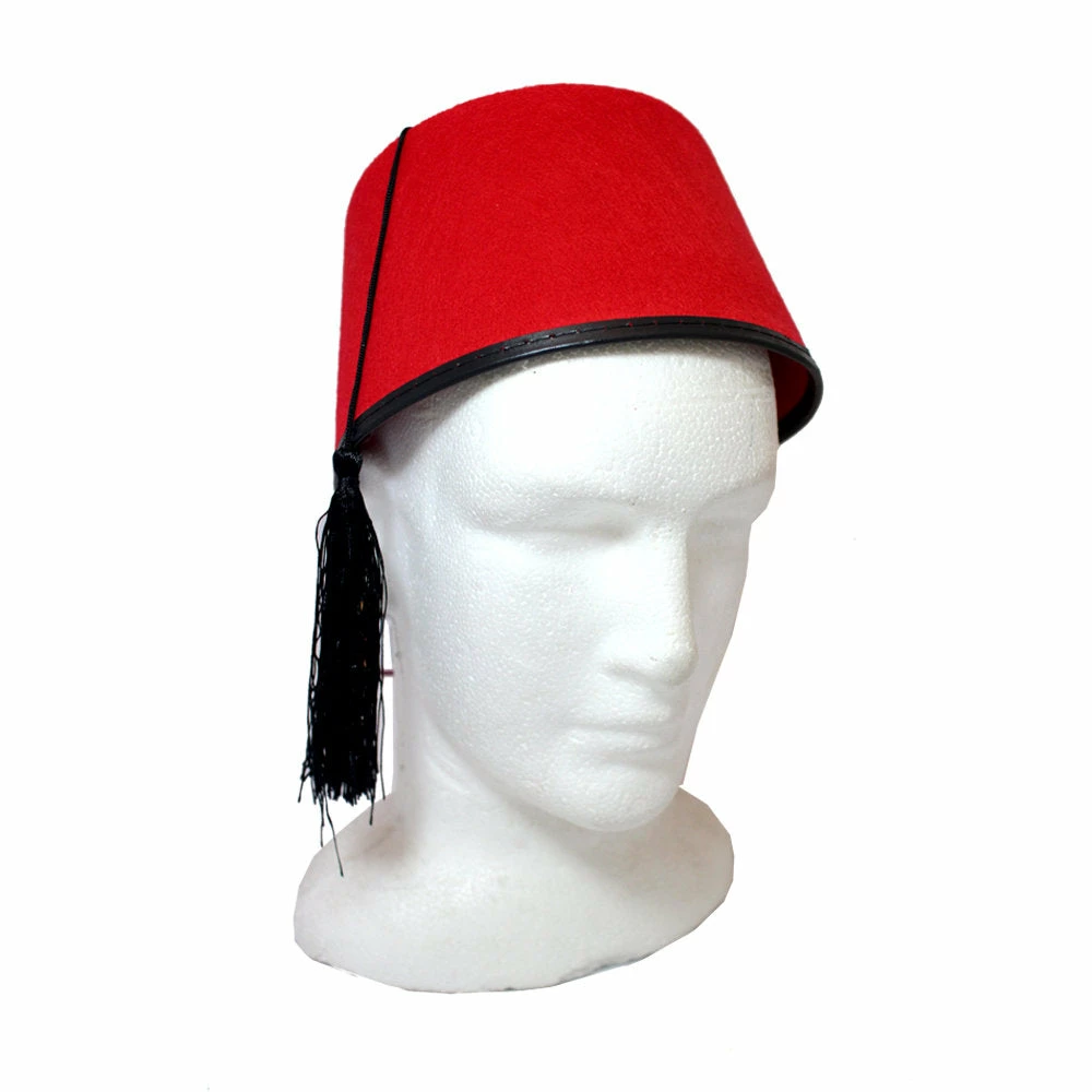 Trademart Accessoriesc Red Fez Hat 4 Trademart Accessoriesc Red Fez Hat