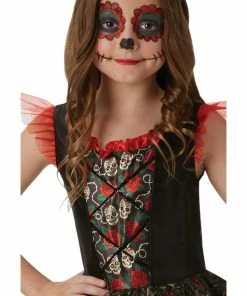 Rubie's Deerfield Red Rose Day Of The Dead Costume-Child