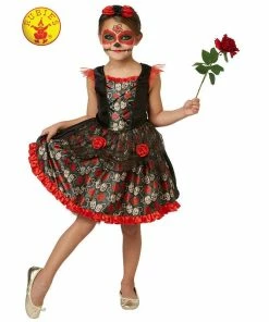 Rubie's Deerfield Red Rose Day Of The Dead Costume-Child