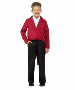 Smiffys Red Tailcoat-Child