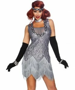 Tomfoolery Roaring Roxy Flapper Costume By Leg Avenue Ladiesc