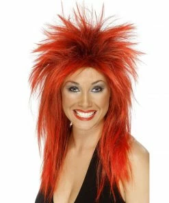 Smiffys Rock Diva Wig - Red