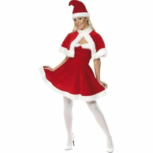 Smiffys Ladiesc Miss Santa Costume With Cape 3 Smiffys Ladiesc Miss Santa Costume With Cape
