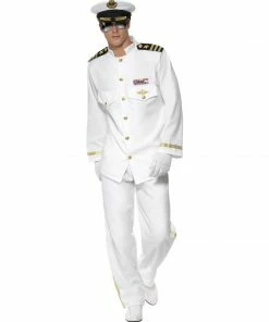 Smiffys Sailor Captain Deluxe Costume 1980's