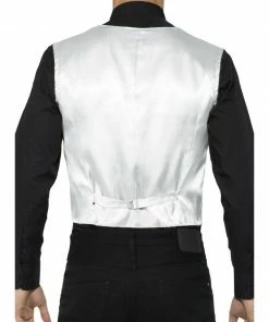 Smiffys Silver Sequin Waistcoat Mensc