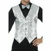 Smiffys Silver Sequin Waistcoat Mensc