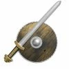 Smiffys Small Shield And Sword Weapon Set Weapons & Armour
