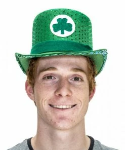 Interalia Group Hats & Headwear St Patricks Day Clover Top Hat