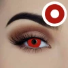 Swedia's Starry Eyed Yearly Contact Lenses-Vampire Red Accessoriesc