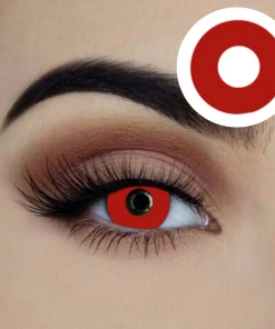 Swedia's Starry Eyed Yearly Contact Lenses-Vampire Red Accessoriesc