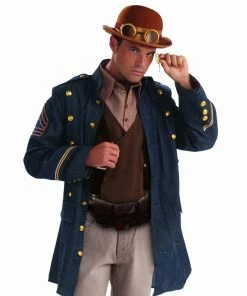 Forum Novelties Accessoriesc Steampunk Brown Vinyl Pouch Belt