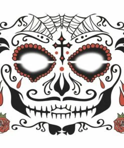 Carnival Products Accessoriesc Tinsley FX Full Face Temp Tattoo - Sugar Man