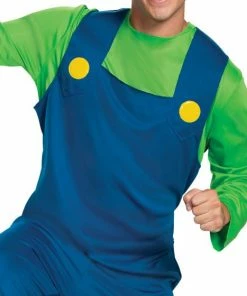 Disguise Costumes Luigi Classic Adult Costume 8 Disguise Costumes Luigi Classic Adult Costume