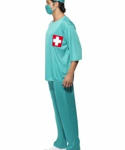 Smiffys Mensc Surgeon Scrubs Adult Costume