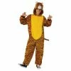 Rubie's Deerfield Tiger Furry Onesie Costume-Adult Mensc