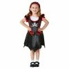 Smiffys Girls Costumes Toddler Pirate Skull And Crossbones Girl Costume