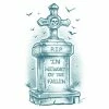 Carnival Products Tinsley Temp Tattoo - Tombstone Tattoos